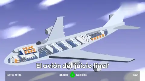 El "avión del Juicio Final" realiza un vuelo enigmático en medio de tensiones con Irán El "avión del Juicio Final" realiza un vuelo enigmático en medio de tensiones con Irán