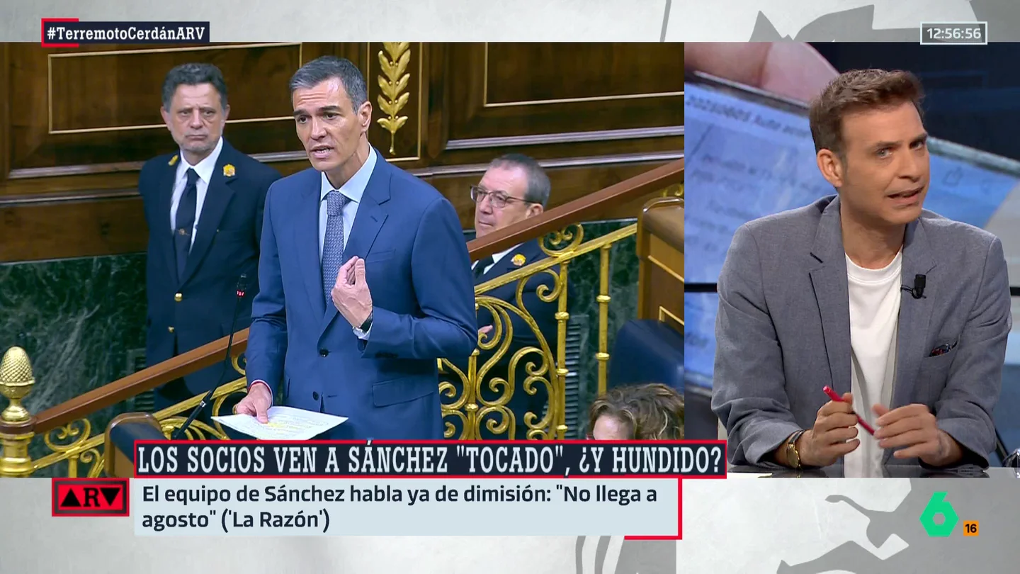Pablo Pombo analiza la situación de Sánchez tras el caso Cerdán: "Solo con lo que ha salido, en cualquier otro país ya no sería presidente" Pablo Pombo analiza la situación de Sánchez tras el caso Cerdán: "Solo con lo que ha salido, en cualquier otro país ya no sería presidente"