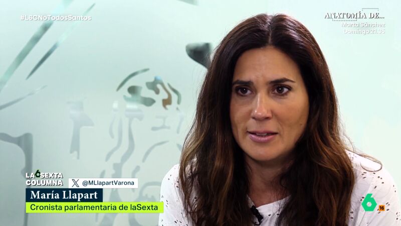 María Llapart recuerda sus preguntas a Santos Cerdán el día el informe de la UCO: "No me retiró la mirada en ningún momento"