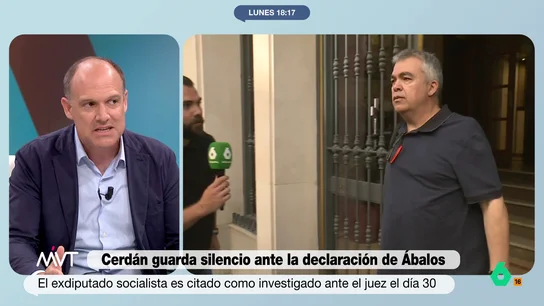 Esteban Urreiztieta, sobre las supuestas participaciones de Cerdán en Sevinabar: "Es una monstruosidad, no hay precedentes" Esteban Urreiztieta reflexiona en este vídeo sobre la "cutrez" en el caso de corrupción en el PSOE y pone como ejemplo las presuntas participaciones de Santos Cerdán en "una constructora que se ha llevado 80 millones de euros públicos".