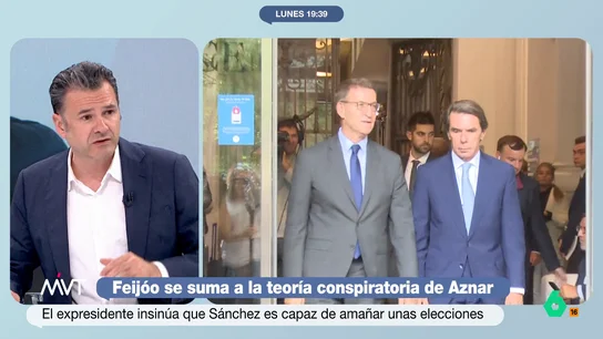 Iñaki López recuerda a Aznar el bulo que lanzó en el 11M: "Con esa mentira sí que trató de influir en unas elecciones" Iñaki López recuerda a Aznar el bulo que lanzó en el 11M: "Con esa mentira sí que trató de influir en unas elecciones"