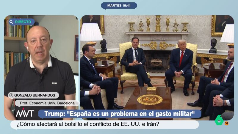 Gonzalo Bernardos considera que es posible que el petróleo tienda a bajar "si Trump no mete la pata"