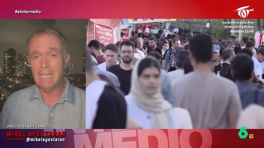 Mikel Ayestaran, sobre los iraníes: "La mayoría no están con el régimen pero no quieren que les liberen a bombazos" Mikel Ayestaran, sobre los iraníes: "La mayoría no están con el régimen pero no quieren que les liberen a bombazos"