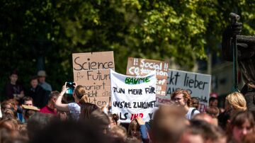Manifestaci&oacute;n del movimiento Fridays for future