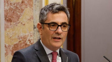El ministro de Justicia, F&eacute;lix Bola&ntilde;os, este martes.
