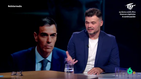 Gabriel Rufián carga contra las constructoras: "Si te vas a un caso de corrupción del 78 es la misma... son caraduras" El portavoz de ERC en el Congreso señala que, en los casos de corrupción, "los nombres de los represantes políticos corruptos van cambiando" pero que las constructoras "siempre son las mismas".