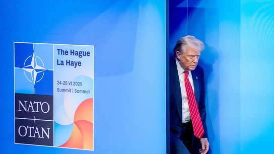 El presidente de EEUU, Donald Trump, en la cumbre de la ONU de La Haya El presidente de EEUU, Donald Trump, en la cumbre de la ONU de La Haya