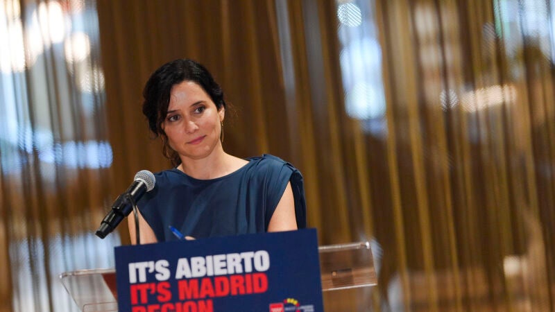 La presidenta de la Comunidad de Madrid, Isabel Díaz Ayuso