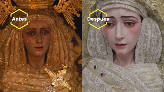 Nueva polémica por una virgen en Sevilla: la hija del escultor denuncia que la de Dulce Nombre de Bellavista no se parece en nada a la original Nueva polémica por una virgen en Sevilla: la hija del escultor denuncia que la de Dulce Nombre de Bellavista no se parece en nada a la original