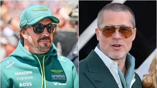 Fernando Alonso y Brad Pitt Fernando Alonso y Brad Pitt