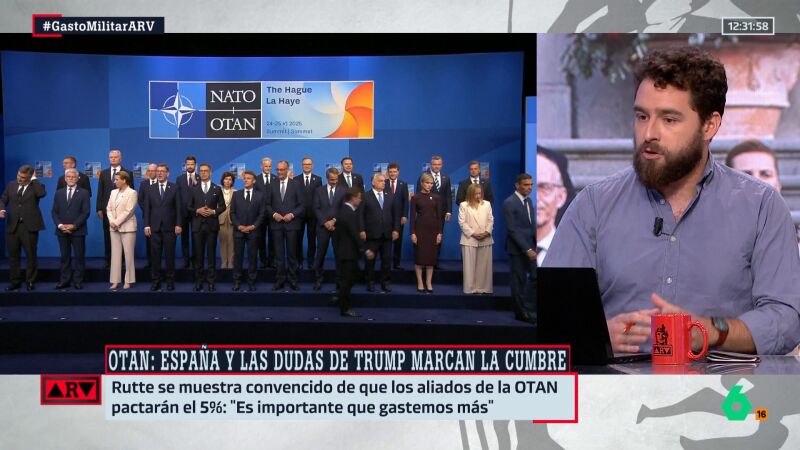 Blas Moreno, sobre el 5% en gasto militar: "Es un disparate. Solo países que están en guerra lo pagan" 