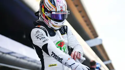 Mari Boya en el último GP de España con Campos Racing Mari Boya en el último GP de España con Campos Racing