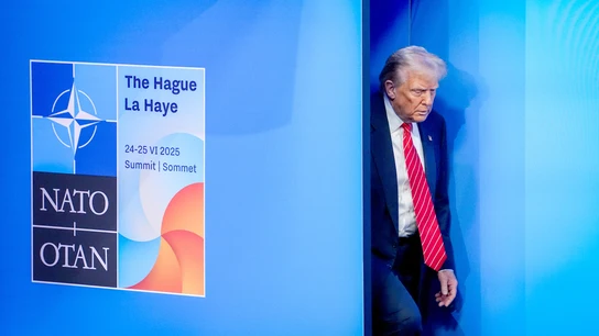Donald Trump, en la cumbre de la OTAN en La Haya Donald Trump, en la cumbre de la OTAN en La Haya