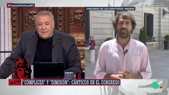 Daniel Ramírez califica de "vergüenza" la actuación de los diputados del PP en el Congreso: "Solo falta que vayan con bufanda y jaleando" Daniel Ramírez califica de "vergüenza" la actuación de los diputados del PP en el Congreso: "Solo falta que vayan con bufanda y jaleando"