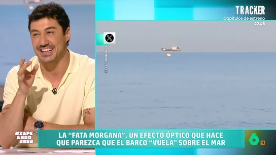¿Qué es la fata morgana? Francisco Cacho explica este curioso efecto óptico El meteorólogo de laSexta explica unas llamativas imágenes que han sido grabadas en el mar Mediterráneo. En ellas se puede ver un barco que parece estar flotando sobre el mar.