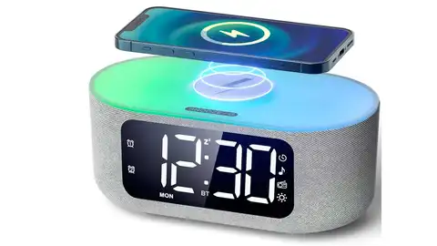 Despertador con carga inalámbrica LIORQUE Despertador con carga inalámbrica LIORQUE