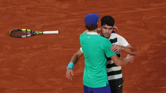 Jannik Sinner y Carlos Alcaraz Jannik Sinner y Carlos Alcaraz