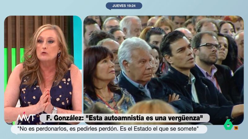 Elisa Beni, tras decir Felipe González que votará en blanco: "Es lo mismo que hice yo en las últimas elecciones que se presentó"