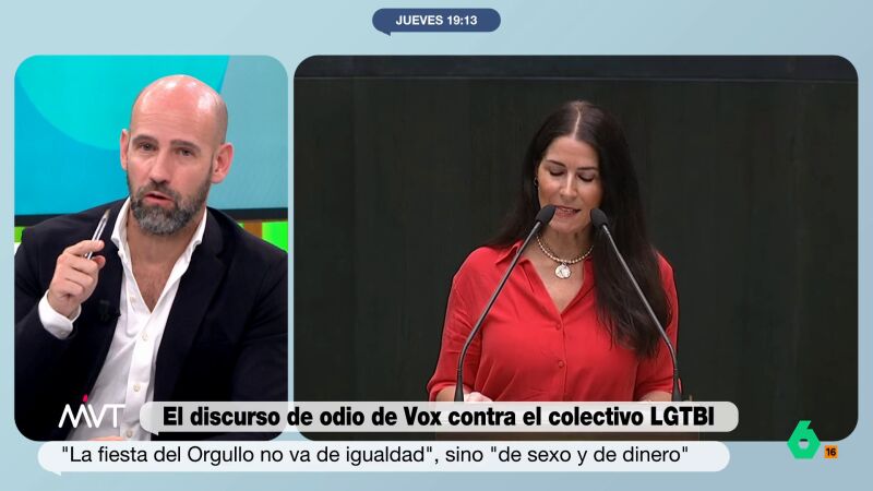 Gonzalo Miró, sobre Toscano (Vox): “Si alguien atacara la ideología de esta mujer, acabaría en un juzgado” 