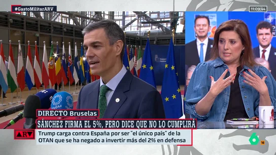 Belén Carreño, sobre el acuerdo de la OTAN: "Prácticamente, ningún país de la UE tiene intención de cumplirlo" Belén Carreño, sobre el acuerdo de la OTAN: "Prácticamente, ningún país de la UE tiene intención de cumplirlo"