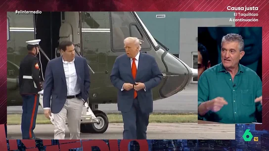 Guillermo Fesser cree que el 5% de inversión en defensa que exige Trump "es para contrarrestar un 6,5% que invierte Rusia" El corresponsal considera que las amenazas del presidente estadounidense van a quedar en nada ya que "siempre se acobarda". Además, considera que Trump "pone el 5% como victoria pero, nadie sabe de dónde lo ha sacado".