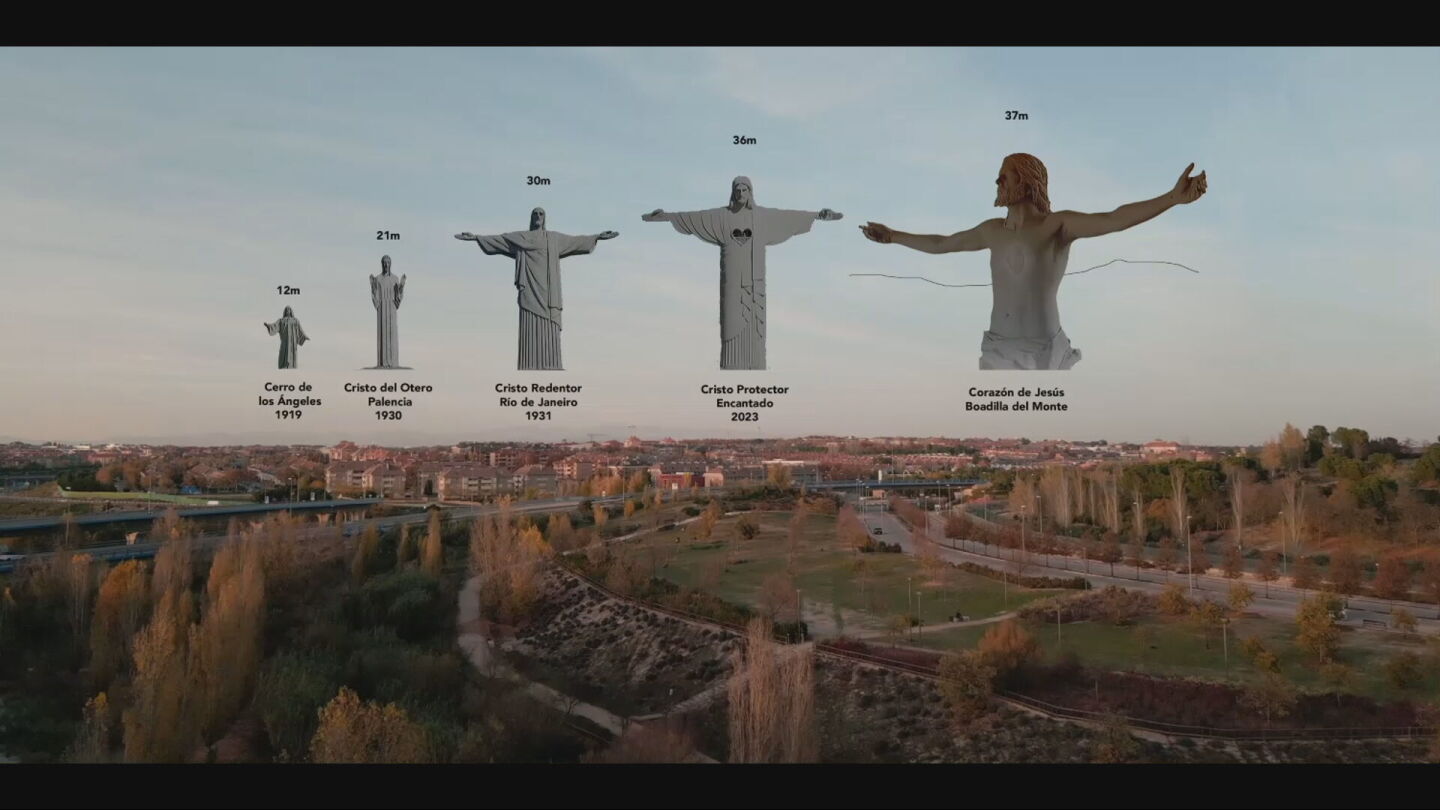 Boadilla del Monte quiere un Cristo más grande que el de Río de Janeiro: el polémico proyecto del Corazón de Jesús que divide a sus vecinos