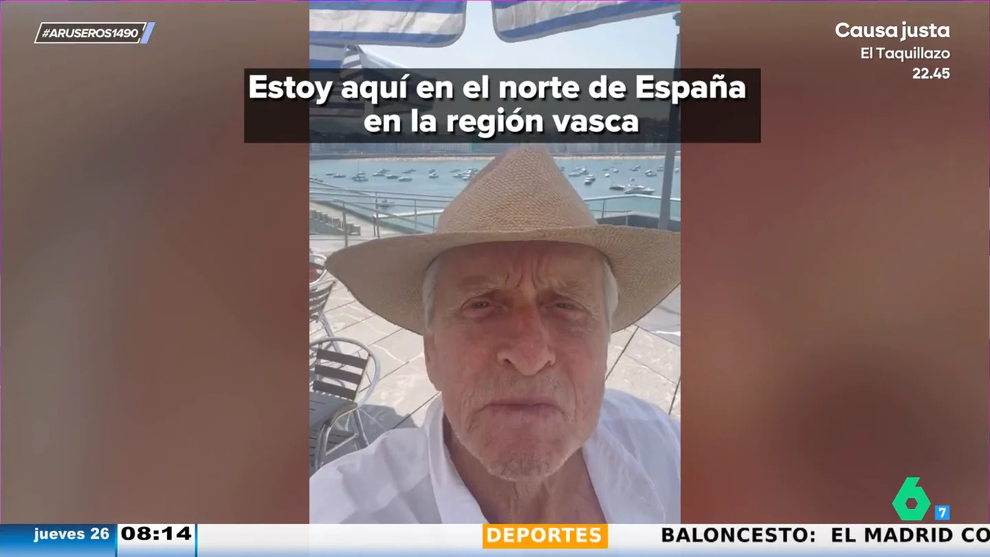 Michael Douglas Michael Douglas, enamorado de San Sebastián: "Buenos días, España, aquí en el norte"