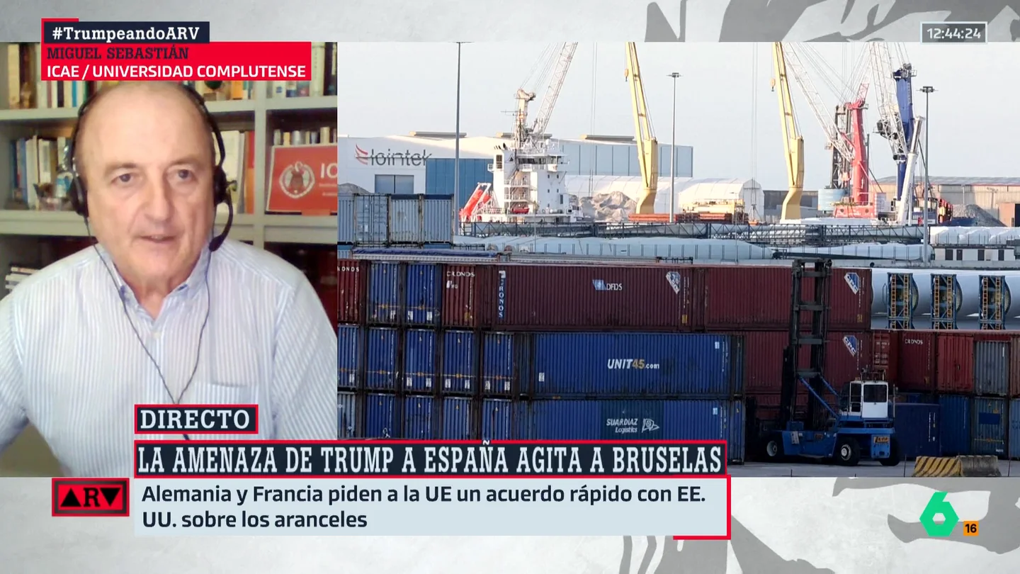 Miguel Sebastián cree que habrá acuerdo entre la UE y EEUU: "Será más amplio que el anunciado con China" Miguel Sebastián cree que habrá acuerdo entre la UE y EEUU: "Será más amplio que el anunciado con China"