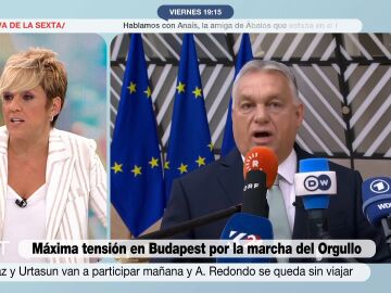 Cristina Pardo, muy crítica con Orbán por prohibir la marcha del Orgullo en Budapest: "Que se vuelva él al siglo XII"