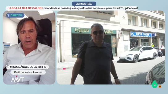 Miguel Ángel de la Torre, perito de acústica forense Miguel Ángel de la Torre, perito de acústica forense