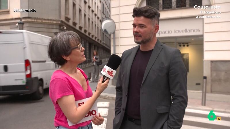 Gabriel Rufián desvela a Thais Villas que le gusta pescar: "He ido a pesar chipirones, eso Borja Sémper no lo hace..."