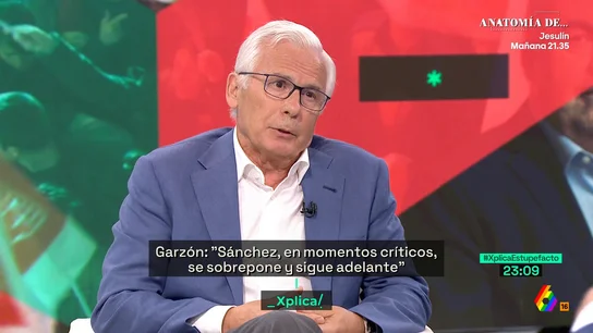 La opinión de Baltasar Garzón sobre Pedro Sánchez: "Debería hacer una cuestión de confianza o dar un paso al lado y que entrara otra persona" La opinión de Baltasar Garzón sobre Pedro Sánchez: "Debería hacer una cuestión de confianza o dar un paso al lado y que entrara otra persona"