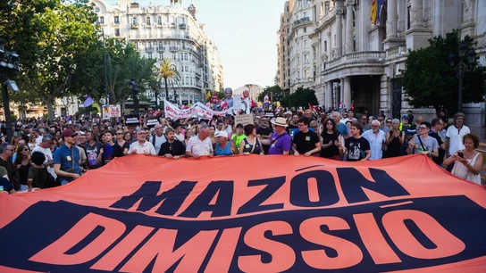Las víctimas de la DANA toman las calles de Valencia por octava vez Las víctimas de la DANA toman las calles de Valencia por octava vez