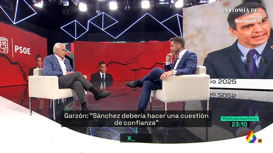 Baltasar Garzón reconoce que se cree a Pedro Sánchez Baltasar Garzón reconoce que se cree a Pedro Sánchez