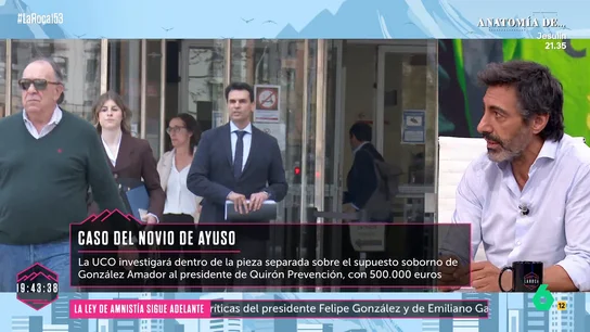 Juan del Val analiza las últimas novedades del caso de la pareja de Ayuso: "Hablamos de delitos fiscales considerables" Juan del Val analiza las últimas novedades del caso de la pareja de Ayuso: "Hablamos de delitos fiscales considerables"