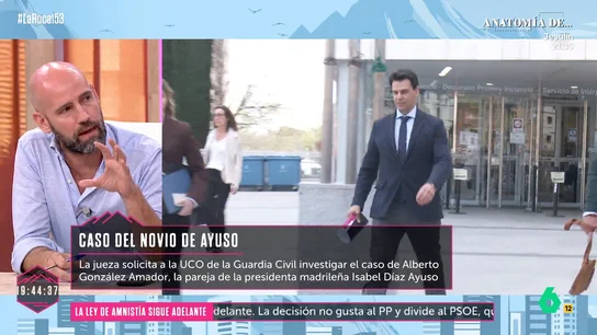 Gonzalo Miró, tras conocer que la UCO investiga un pago de 500.000 euros del novio de Ayuso a Quirón: "Se le da una normalidad" Gonzalo Miró, tras conocer que la UCO investiga un pago de 500.000 euros del novio de Ayuso a Quirón: "Se le da una normalidad"