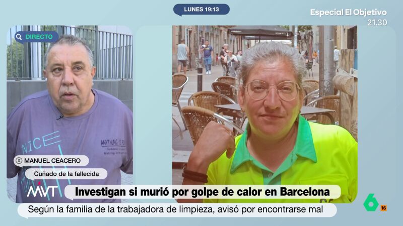 El cuñado de la trabajadora fallecida en Barcelona manifiesta que no les permitían refugiarse a la sombra: "Era perder el tiempo"