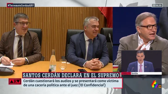 Carlos Segovia califica de "bochorno" ver a Cerdán entrar en el Supremo: "Hay demasiados indicios que le señalan más allá de las grabaciones" Carlos Segovia califica de "bochorno" ver a Cerdán entrar en el Supremo: "Hay demasiados indicios que le señalan más allá de las grabaciones"