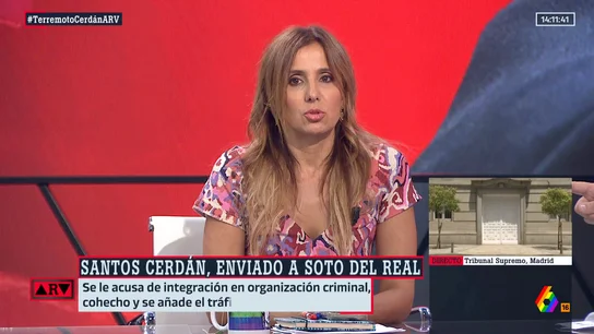 Carmen Morodo advierte tras el ingreso en prisión de Santos Cerdán: "Lo peor está por llegar" Carmen Morodo advierte tras el ingreso en prisión de Santos Cerdán: "Lo peor está por llegar"