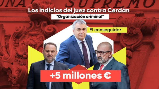 Más de 5.000.000 millones de euros en presuntas mordidas en el caso Cerdán Más de 5.000.000 millones de euros en presuntas mordidas en el caso Cerdán