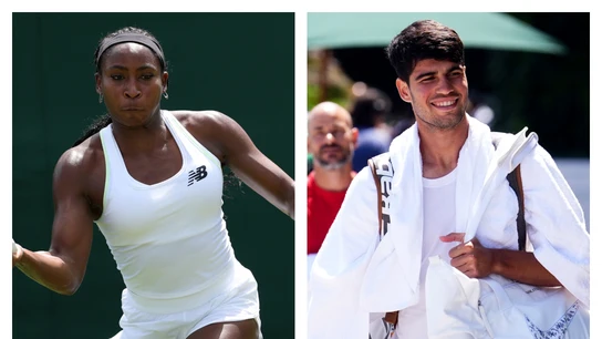 Coco Gauff y Carlos Alcaraz Coco Gauff y Carlos Alcaraz