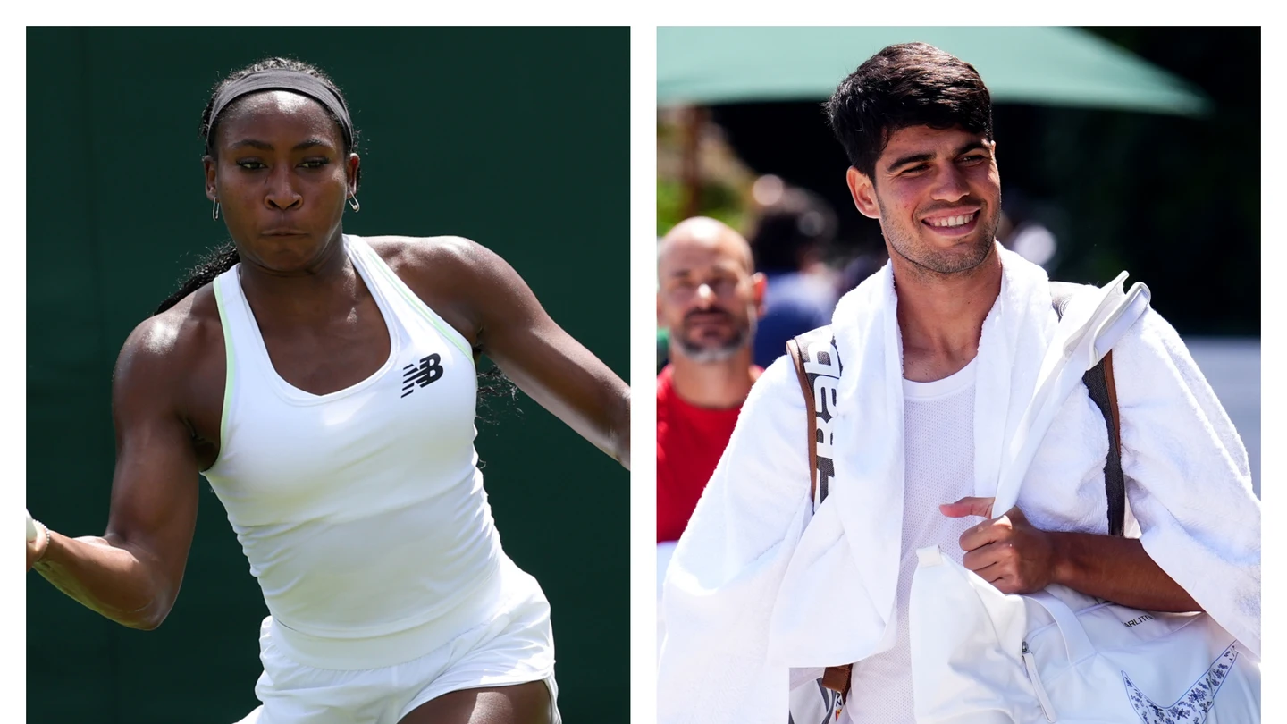 Coco Gauff y Carlos Alcaraz Coco Gauff y Carlos Alcaraz