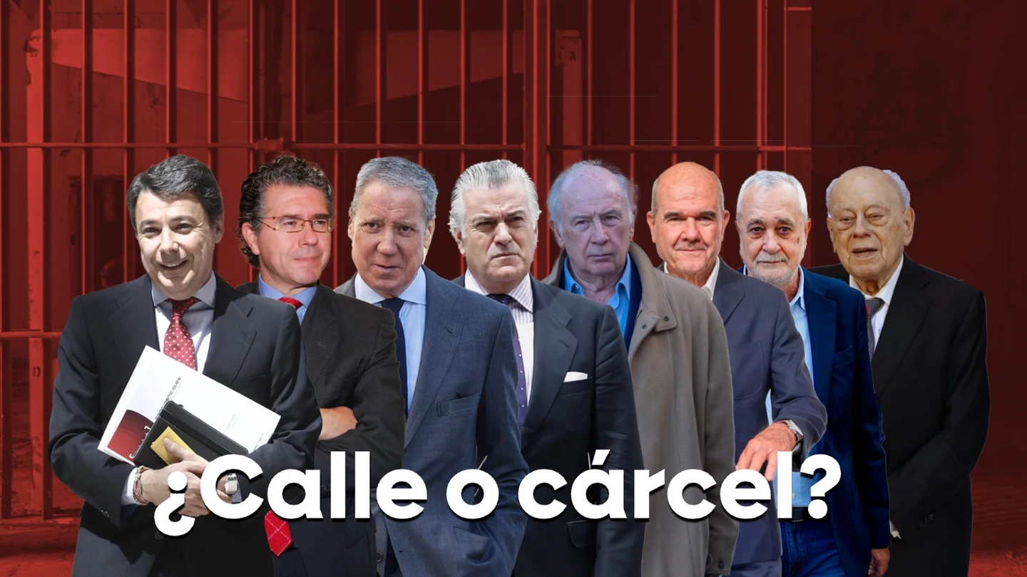 Calle o cárcel: ¿Qué políticos implicados en casos de corrupción siguen en prisión? Calle o cárcel: ¿Qué políticos implicados en casos de corrupción siguen en prisión?