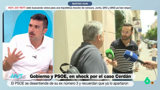 Ramón Espinar, tajante: "Poner a Miguel Tellado a gestionar una moción de censura es una broma" Ramón Espinar reflexiona en este vídeo sobre la situación de los socios de Gobierno ante la crisis de corrupción en el seno del PSOE y opina que el problema es que "la alternativa es una mayoría parlamentaria con Vox y el PP de Feijóo".