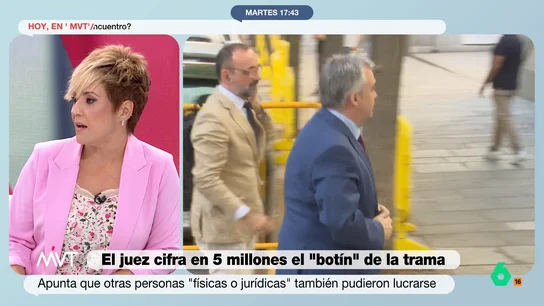 Cristina Pardo: "Es mucho más fácil ocultar que eres pobre que ocultar que eres rico" El juez Leopoldo Puente habría calculado la cantidad que podrían haberse embolsao Koldo García, Santos Cerdán y José Luis Ábalos a través de las mordidas.
