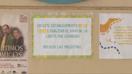 ¿Adiós al que cada uno se pague lo suyo?: bares y restaurantes se plantan a la costumbre de pagar por separado ¿Adiós al que cada uno se pague lo suyo?: bares y restaurantes se plantan a la costumbre de pagar por separado