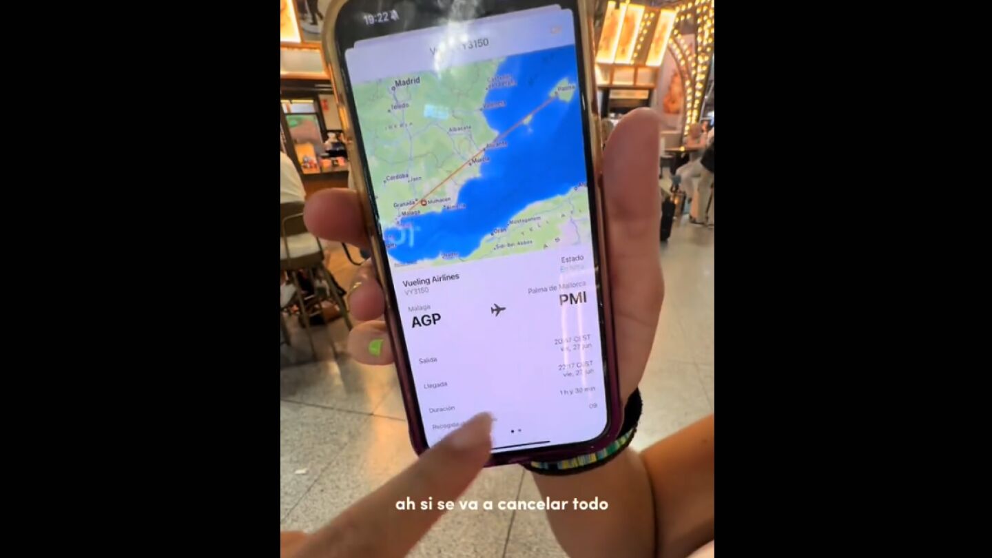 El truco del iPhone para mirar los datos del vuelo