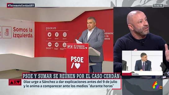 Rafa López destaca cuál es el principal problema del PSOE: "Está hecho a viva imagen de Cerdán" Rafa López destaca cuál es el principal problema del PSOE: "Está hecho a viva imagen de Cerdán"