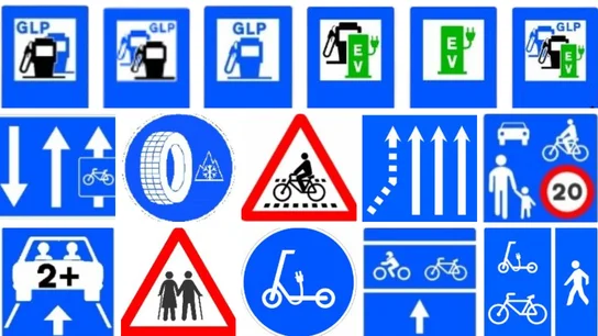 Algunas de las nuevas señales de tráfico de la DGT que entran en vigor el 1 de julio de 2025 Algunas de las nuevas señales de tráfico de la DGT que entran en vigor el 1 de julio de 2025