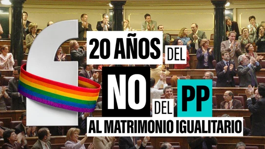 De "el matrimonio es entre un hombre y una mujer" al recurso ante el Constitucional: se cumplen 20 años del 'no' del PP al matrimonio igualitario De "el matrimonio es entre un hombre y una mujer" al recurso ante el Constitucional: se cumplen 20 años del 'no' del PP al matrimonio igualitario
